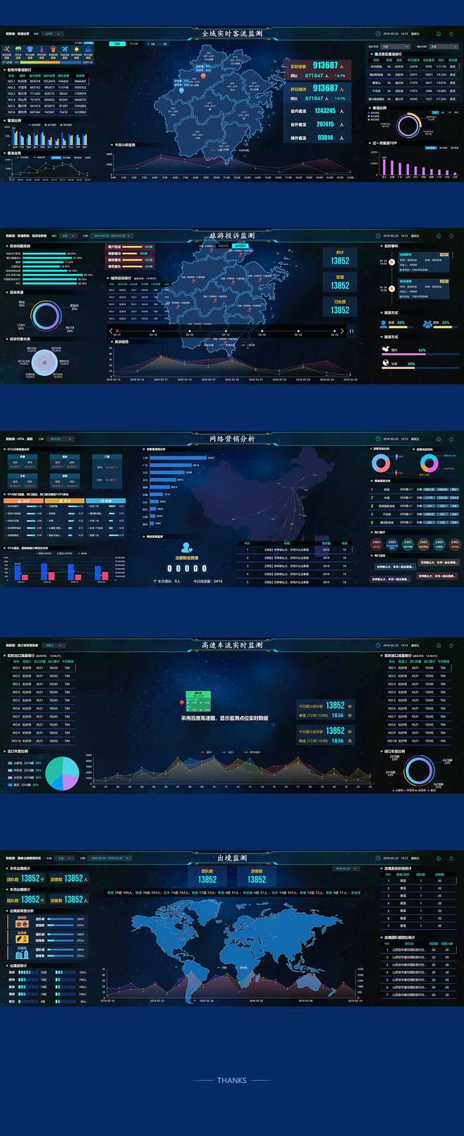 智能大數(shù)據(jù)系統(tǒng)展示UI